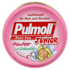PULMOLL Junior Bonb.Himbeere m.Echinacea+Vit.C zf 50 Gramm