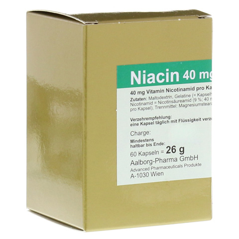 NIACIN 40 mg pro Kapsel 60 Stck