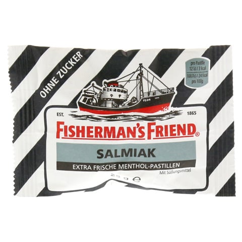 FISHERMANS FRIEND Salmiak ohne Zucker Pastillen 25 Gramm