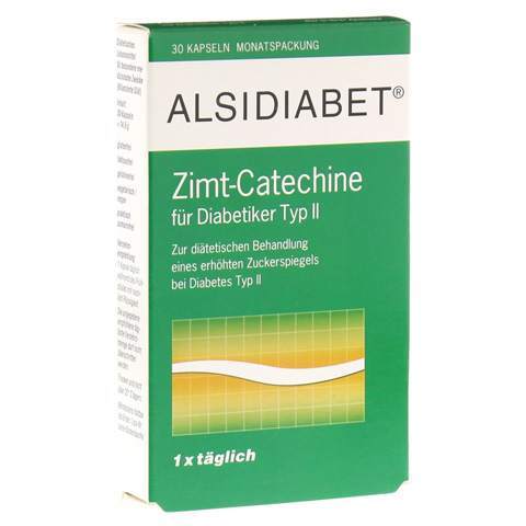 Alsidiabet Zimt Catechine f.Diab.Typ II Kapseln 30 Stück