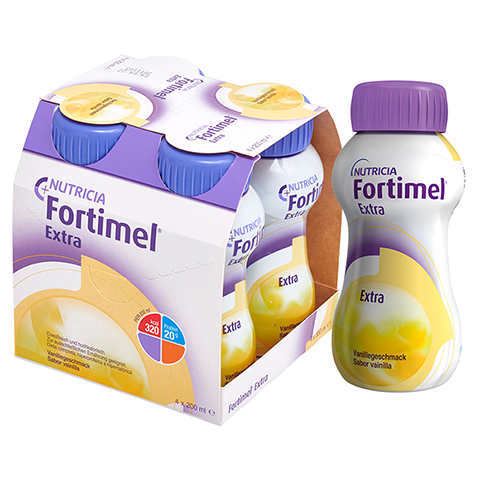 FORTIMEL Extra Vanillegeschmack 4x200 Milliliter