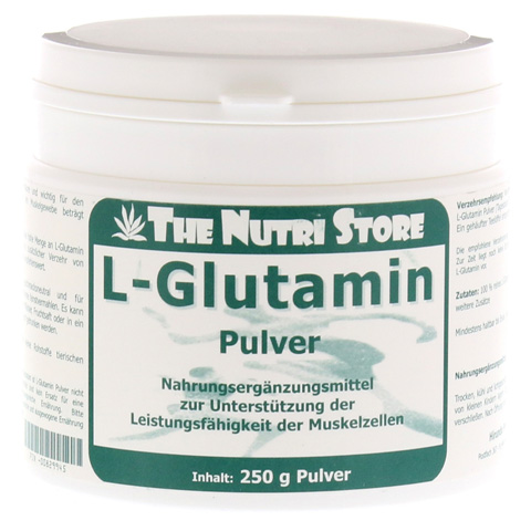 L-Glutamin 100% rein Pulver 250 Gramm