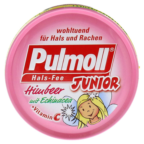 PULMOLL Junior Bonb.Himbeere m.Echinacea+Vit.C zf 50 Gramm