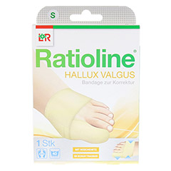 RATIOLINE Hallux valgus Bandage zur Korrektur Gr.S 1 Stck - Vorderseite