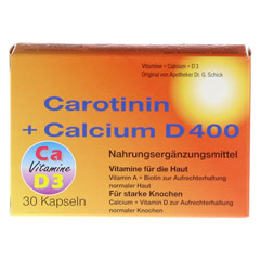CAROTININ+Calcium D 400 Kapseln 30 Stck - Vorderseite