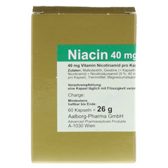 NIACIN 40 mg pro Kapsel 60 Stck - Vorderseite