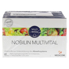 NOBILIN Multi Vital Tabletten 4x60 Stück - Vorderseite
