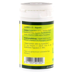 LECITHIN KAPSELN+Vitamin E 1.000 mg 30 Stck - Linke Seite