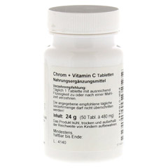 CHROM+VITAMIN C Tabletten 50 Stck - Linke Seite