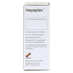 HEPAPLEX Tropfen 50 Milliliter N1 - Linke Seite