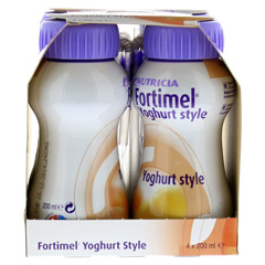 FORTIMEL Yoghurt Style Pfirsich Orangegeschmack 4x200 Milliliter - Rechte Seite