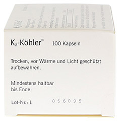 K2-KÖHLER Kapseln 100 Stück - Rechte Seite