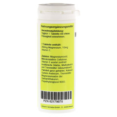 MAGNESIUM 350+Vitamin E Tabletten 110 Stck - Rckseite