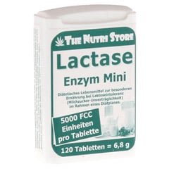 LACTASE 5.000 FCC Enzym Mini Tabl.im Dosierspender 120 Stück