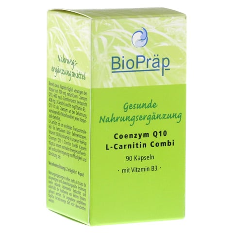COENZYM Q10 L-CARNITIN Combi 30 mg+180 mg Kapseln 90 Stück
