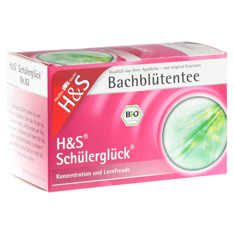 H&S Bachblüten Schülerglück-Tee Filterbeutel 20x3.0 Gramm