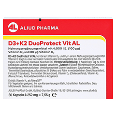 D3+K2 DuoProtect Vit AL 4000 I.E./80 g Kapseln 30 Stck - Rckseite
