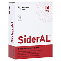 SIDERAL Eisen 14 mg Cola Sachets Granulat