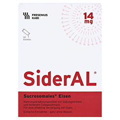 SIDERAL Eisen 14 mg Cola Sachets Granulat 30 Stck - Vorderseite