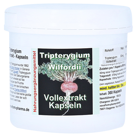 TRIPTERYGIUM Wilfordii Vollextrakt 30 mg Kapseln 300 Stck