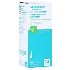 Mometason-1A Pharma bei Heuschnupfen 50 Mikrogramm/Sprühstoß 18 Gramm