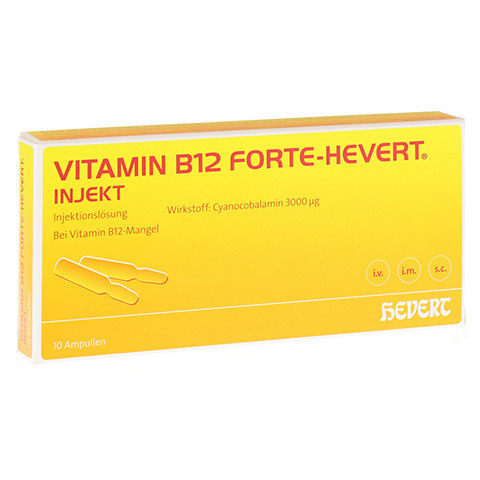 Vitamin B12 Hevert forte Injekt Ampullen 10x2 Milliliter N2