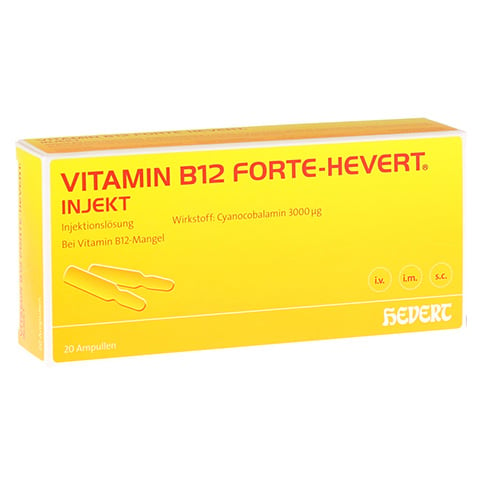 Vitamin B12 Hevert forte Injekt Ampullen 20x2 Milliliter N3