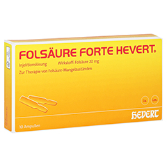 Folsäure forte-Hevert 10x2 Milliliter N2