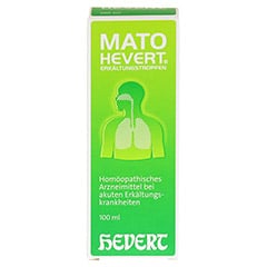 MATO Hevert Erkältungstropfen 100 Milliliter N2 - Vorderseite