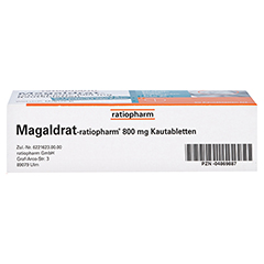 Magaldrat-ratiopharm 800mg 50 Stck N2 - Unterseite