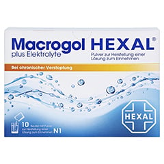 Macrogol HEXAL plus Elektrolyte 10 Stück N1 - Vorderseite