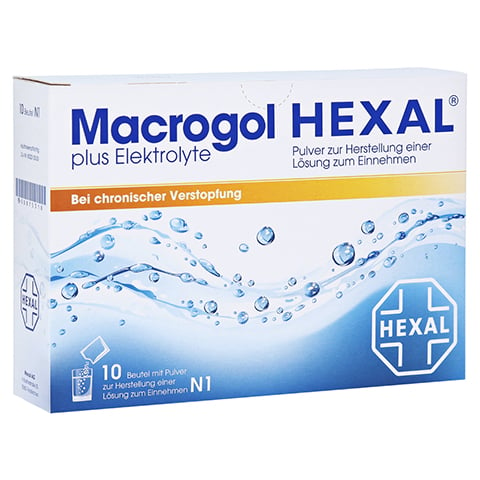 Macrogol HEXAL plus Elektrolyte 10 Stück N1