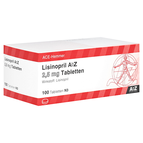 Lisinopril AbZ 2,5mg 100 Stck N3