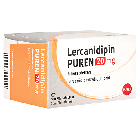 Lercanidipin PUREN 20mg 100 Stck N3
