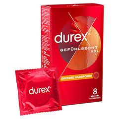 DUREX Gefhlsecht XXL Kondome 8 Stck