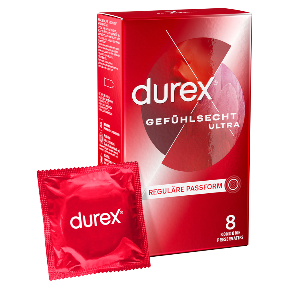 DUREX Gefühlsecht ultra Kondome 8 Stück