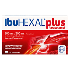 IbuHEXAL plus Paracetamol 200mg/500mg 10 Stck N1
