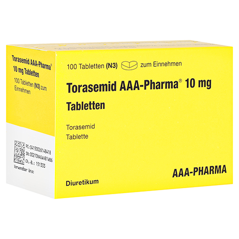 Torasemid AAA-Pharma 10mg 100 Stück N3