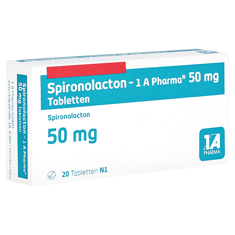 Spironolacton-1A Pharma 50mg 20 Stck N1