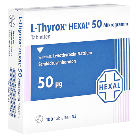 L-Thyrox HEXAL 50 Mikrogramm 100 Stück N3