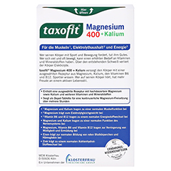 Taxofit Magnesium 400+kalium Tabletten 45 Stück - Rückseite