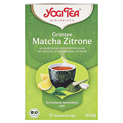 YOGI TEA Grüntee Matcha Zitrone Filterbeutel 17x1.8 Gramm - Vorderseite