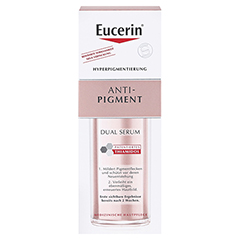 Eucerin Anti-Pigment Dual Serum + gratis Eucerin Gesichts-Massage-Roller 30 Milliliter - Vorderseite