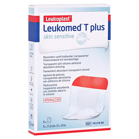 LEUKOMED T plus skin sensitive steril 5x7,2 cm 5 Stck