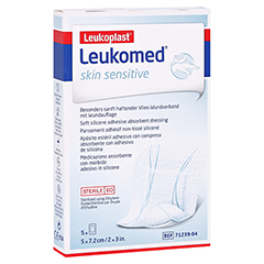LEUKOMED skin sensitive steril 5x7,2 cm 5 Stck