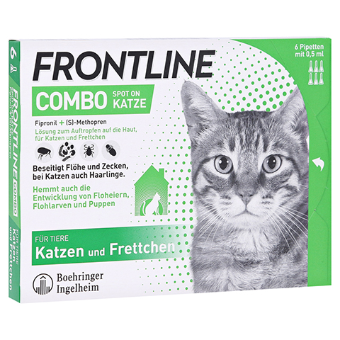 FRONTLINE Combo Spot on Katze Lsg.z.Auft.a.Haut 6 Stck