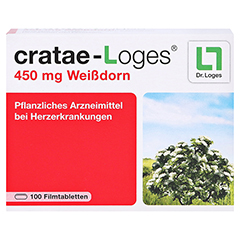 Cratae-Loges 450mg Weidorn 100 Stck - Vorderseite