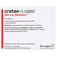 Cratae-Loges 450mg Weidorn 100 Stck - Rckseite