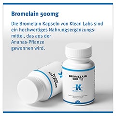 BROMELAIN 500 mg Kapseln 60 Stück - Info 2