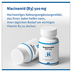 NIACINAMID B3 500 mg Kapseln 100 Stck - Info 2